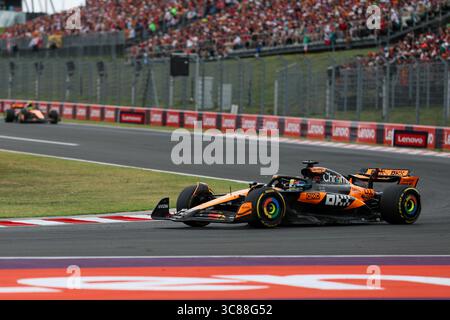 Budapest, Ungheria. 1° gennaio 2000. Oscar piastri, durante il Gran Premio di Ungheria di Formula 1 Lenovo 2025, Budapest, Ungheria. Crediti: Gabriele Lanzo / Alessio Morgese / Alamy live news Foto Stock