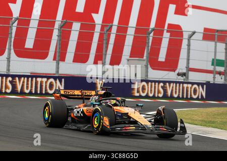Budapest, Ungheria. 1° gennaio 2000. Oscar piastri, durante il Gran Premio di Ungheria di Formula 1 Lenovo 2025, Budapest, Ungheria. Crediti: Gabriele Lanzo / Alessio Morgese / Alamy live news Foto Stock