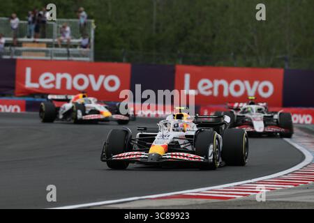 Budapest, Ungheria. 1° gennaio 2000. Liam Lawson, durante il Gran Premio d'Ungheria di Formula 1 Lenovo 2025, Budapest, Ungheria. Crediti: Gabriele Lanzo / Alessio Morgese / Alamy live news Foto Stock