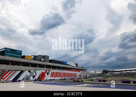 04 NORRIS Lando (gbr), McLaren F1 Team MCL39, azione durante il 9° round del campionato FIA di Formula 3 2025 dal 1° al 3 agosto 2025 sull'Hungaroring, a Mogyorod, Ungheria Foto Stock