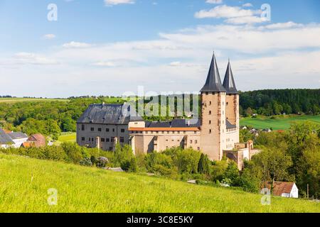 Schloss Rochlitz, Sachsen, Deutschland *** Castello di Rochlitz, Sassonia, Germania Foto Stock