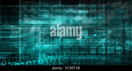 La tecnologia dinamica e sistema automatizzato del futuro Foto Stock