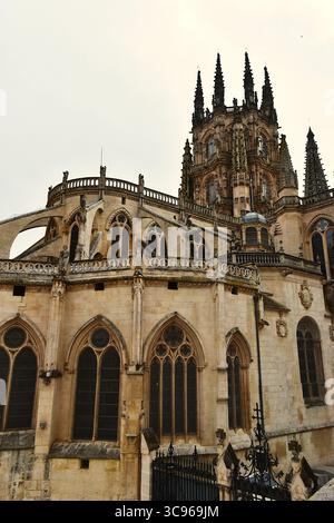L'abside della Cattedrale di Santa Maria di Burgos Foto Stock