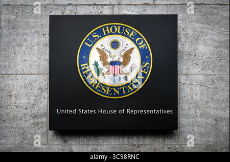 Camera dei rappresentanti - dibattiti, decisioni e legislazione Foto Stock