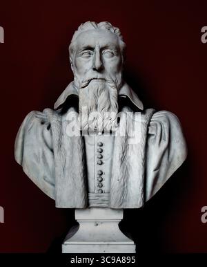 Guillaume du Vair 1621 Ile de France Museo francese Louvre Parigi. ( Guillaume du Vair (Du Vair o Duvair), Vescovo di Lisieux, custode dei sigilli e Cancelliere di Francia (1556-1621) ) Foto Stock