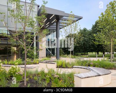 STLCC Florissant Valley Advanced Manufacturing Center, sede: Ferguson MO, architetto: JEMA, architetto paesaggista: DG2 Foto Stock