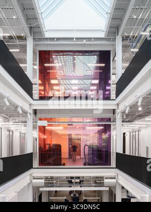 STLCC Florissant Valley Advanced Manufacturing Center, sede: Ferguson MO, architetto: JEMA, architetto paesaggista: DG2 Foto Stock