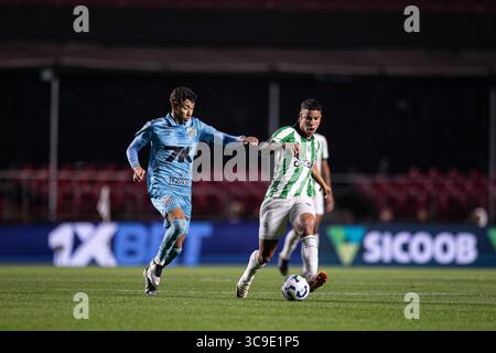 San Paolo, Brasile. 4 agosto 2025. SAN PAOLO, BRASILE - FA 04: Partita tra Santos FC e EC Juventude allo stadio Morumbis il 4 agosto 2025 a San Paolo, Brasile. (Foto di Wanderson Oliveira/PxImages) credito: PX Images/Alamy Live News Foto Stock