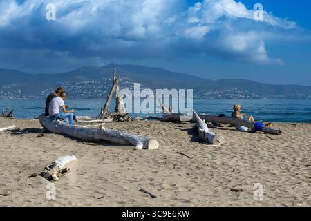 25 ottobre 2021, Girona, Spagna: Spiaggia del Parc Natural dels Aiguamolls de l'Emporda Girona Catalunya Spagna (Credit Image: © Sergi Reboredo/ZUMA Press Wire) Foto Stock