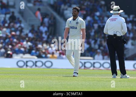 10 giugno 2023, Londra, LONDRA, Regno Unito: ICC World test Final 2023 : .Australia vs India a Kennington Oval, Londra, Regno Unito. (Immagine di credito: © Seshadri Sukumar/ZUMA Press Wire) Foto Stock