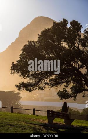 Camps Bay, Sud Africa Foto Stock