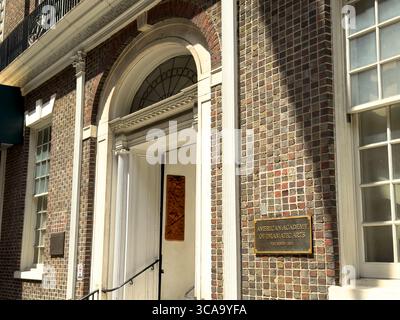 American Academy of Dramatic Arts, esterno dell'edificio, 120 Madison Avenue, Manhattan, New York City, New York, Stati Uniti Foto Stock