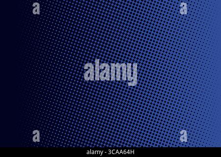 Motivo a mezzitoni blu sfumato, versatile per un design grafico e una decorazione moderni Foto Stock