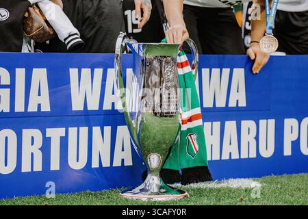 2 maggio 2023, Varsavia, Polonia: Un trofeo visto durante la cerimonia dopo la finale della fortuna Polish Cup tra Legia Warszawa e Rakow Czestochowa allo Stadio Nazionale PGE. Punteggio finale; Legia Warszawa 0:0, 6:5 ai rigori Rakow Czestochowa. (Immagine di credito: © Mikolaj Barbanell/SOPA Images via ZUMA Press Wire) Foto Stock