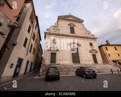 Vedute panoramiche di Deurta, autentico fascino italiano del villaggio Foto Stock