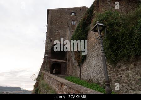 Vedute panoramiche di Deurta, autentico fascino italiano del villaggio Foto Stock