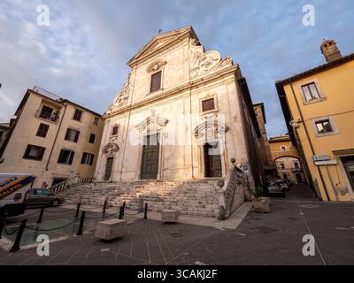 Vedute panoramiche di Deurta, autentico fascino italiano del villaggio Foto Stock