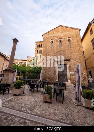 Vedute panoramiche di Deurta, autentico fascino italiano del villaggio Foto Stock