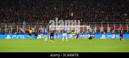 10 maggio 2023, Milano, Lombardia, Italia: Semifinale di UEFA Champions League, tappa 1 partita tra AC Milan e Inter mercoledì 10 maggio 2023 allo Stadio San Siro, Italia (Credit Image: © Mickael Chavet/ZUMA Press Wire) Foto Stock