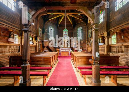 Chiesa di Sant'Anna (Kostol sv. Anny), Tatranska Javorina, Presov, Slovacchia Foto Stock