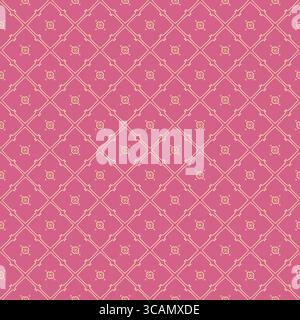 Motivo floreale piccolo Pink lattice Illustrazione Vettoriale