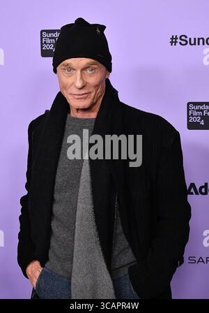 20 gennaio 2024, Park City, Ut, Stati Uniti: Ed Harris partecipa alla premiere "Love Lies Bleeding" durante il Sundance Film Festival 2024 al Rey Theatre il 20 gennaio 2024 a Park City, Utah. (Immagine di credito: © imageSPACE tramite ZUMA Press Wire) Foto Stock