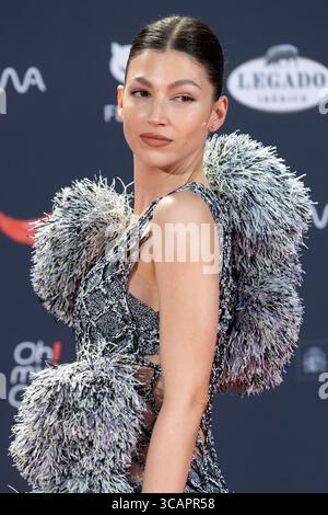 26 gennaio 2024, Madrid, Spagna: Ursula Corbero partecipa al Red carpet dei Feroz Awards 2024 al Palacio Vistalegre Arena di Madrid. (Immagine di credito: © Nacho Lopez/SOPA Images via ZUMA Press Wire) Foto Stock