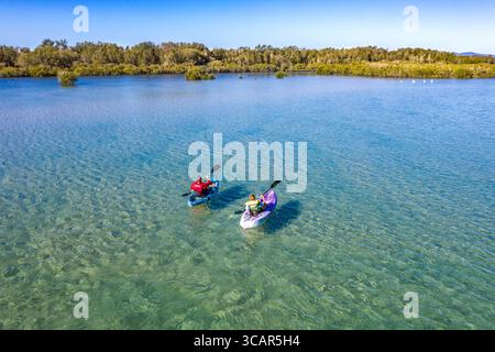 Fiume Nambucca ed estuario Foto Stock