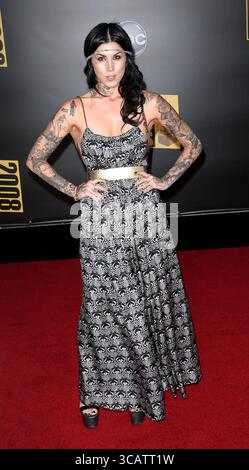 Arrivo agli American Music Awards 2008 tenuti al Nokia Theatre di Los Angeles - 23 novembre 2008 Foto Stock