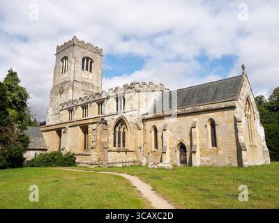 Chiesa di San Martino, Burton Agnes, esterno Foto Stock