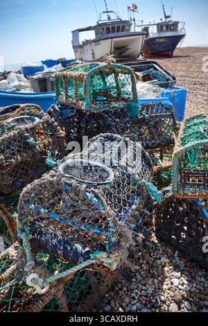 The Dungeness snack Shack, Fresh fish Hut, Dungeness, Romney Marsh, Kent, Inghilterra, Regno Unito Foto Stock