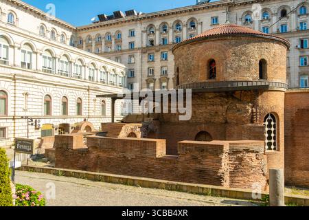 Bulgaria, Sofia, Vecchia Chiesa Ortodossa, Rotonda di San Giorgio Foto Stock
