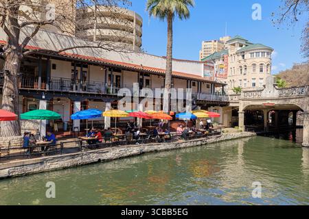 Stati Uniti, Texas, San Antonio, River Walk Foto Stock