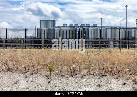 Amazon AWS Data Center in Didcot nuova struttura iperscala gestita da Amazon Web Services, Oxfordshire, Regno Unito. Foto Stock