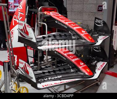 18 novembre 2023, Las Vegas, Nevada, Stati Uniti: 18 novembre, 2023: Scuderia Ferrari durante il Gran Premio d'Argento di Las Vegas della FIA Formula 1 Heineken a Las Vegas NV. Brook Ward / AMG (immagine di credito: © AMG/AMG tramite ZUMA Press Wire) Foto Stock