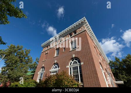 8 settembre 2023, Mosca, Idaho, Stati Uniti: Municipio nell'edificio del vecchio ufficio postale di Mosca, Idaho, venerdì 8 settembre 2023. (Immagine di credito: © Paul Christian Gordon/ZUMA Press Wire) Foto Stock