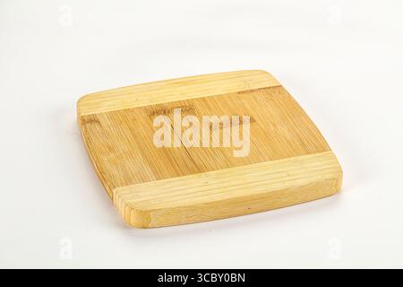 Tagliere in legno, attrezzatura kithen isolata Foto Stock