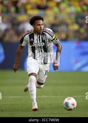 DORTMUND - Weston McKennie della Juventus FC durante una partita amichevole tra Borussia Dortmund e Juventus allo stadio Signal Iduna Park il 10 agosto 2025, a Dortmund, Germania. ANP | Hollandse Hoogte | BART STOUTJESDIJK Foto Stock