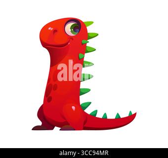 Personaggio mostro pazzo, carattere cartoni animati Letter L. Strange bugaboo, simbolo ABC dei bambini spaventosi, spaventoso personaggio del mostro dell'orrore, elemento del carattere del tipo di carattere tipografico. Halloween creature alfabeto inglese, lettera Illustrazione Vettoriale