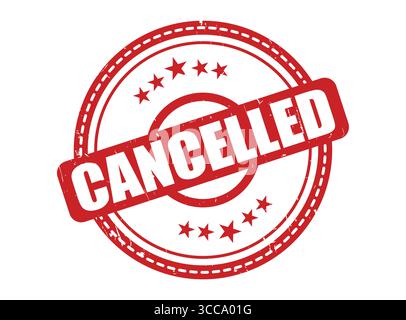 Una guarnizione in gomma cancellata con bordo a stella Illustrazione Vettoriale