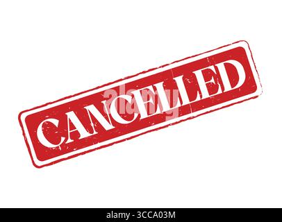 Sigillo in gomma cancellata per aziende e finanza Illustrazione Vettoriale