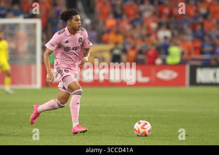 23 agosto 2023: David Ruiz, giocatore dei Miami CF, durante una partita di calcio della Lamar Hunt US Open Cup tra il Cincinnati e l'Inter Miami CF al Nippert Stadium di Cincinnati, Ohio. Kevin Schultz/CSM (immagine di credito: © Kevin Schultz/CSM via ZUMA Press Wire) Foto Stock