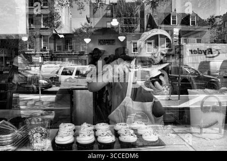 21 settembre 2009, New York, New York State, Stati Uniti: Panetteria nel quartiere di Chelsea, Manhattan, New York, Stati Uniti (Credit Image: © Sergi Reboredo/ZUMA Press Wire) Foto Stock