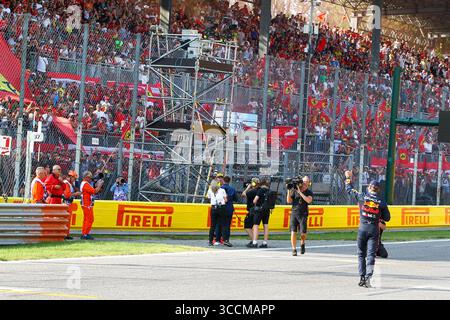 21 luglio 2023, Monza, MB, Italia: Max Verstappen (NED) Redbull Racing RB19..durante le qualificazioni sabato 2 settembre 2023 FORMULA 1 PIRELLI GRAN PREMIO dÂ€™ITALIA 2023 - dal 1 settembre al 3 settembre Monza, MB, ITALIA (immagine di credito: © Alessio De Marco/ZUMA Press Wire) Foto Stock