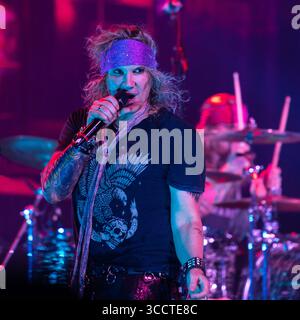 18 gennaio 2019, Anaheim, California: MICHAEL STARR di Steel Panther alla .House of Blues di Anaheim, California (Credit Image: © Charlie Steffens/ZUMA Press Wire) Foto Stock
