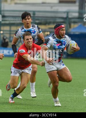 17 giugno 2023, Hong Kong, Hong Kong SAR, Cina: Asia Rugby Championships. Hong Kong Cina vs Corea del Sud, Hong Kong Football Club Causeway Bay, Hong Kong, HONG Kong SAR, CINA (immagine di credito: © Jayne Russell/ZUMA Press Wire) Foto Stock