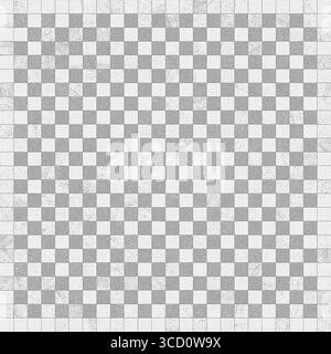 Motivo a scacchi nei colori bianco e grigio per uno sfondo testurizzato, ideale per progetti di design Foto Stock