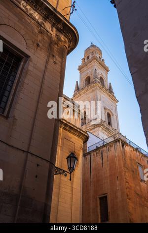 Campanile della cattedrale, Lecce, Puglia, Italia Foto Stock