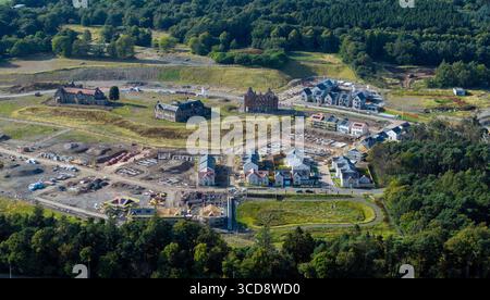 Barratt Homes Bangour Village Estate West Lothian Foto Stock