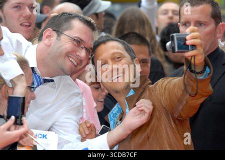 Rob Schneider alla prima irlandese di "You Don't Mess with the Zohan" al cinema Savoy di Dublino - 30 luglio 2008 Foto Stock